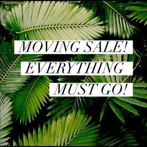 Moving sale